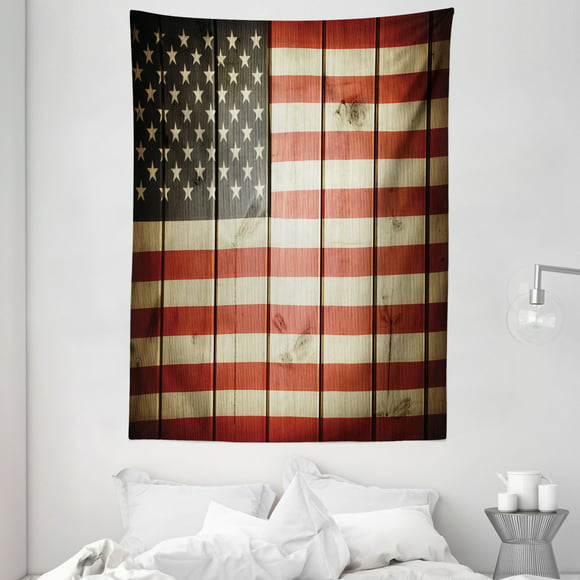 designer bed art poster patriotic Skull americana usa flag freedom july 4 biker